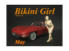 May Bikini Calendar Girl Figure 1/24 Scale Models American Diorama 38269