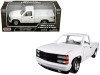 1992 Chevrolet 1500 SS 454 Pickup Truck White 1/24 Diecast Model Motormax 73203
