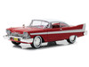 1958 Plymouth Fury Red Christine 1983 Movie 1/24 Diecast Model Car Greenlight 84071