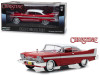 1958 Plymouth Fury Red Christine 1983 Movie 1/24 Diecast Model Car Greenlight 84071