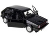 1979 Volkswagen Golf Mk1 GTI Black 1/24 Diecast Model Car Bburago 21089