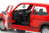 1979 Volkswagen Golf Mk1 GTI Red Black Stripes 1/24 Diecast Model Car Bburago 21089