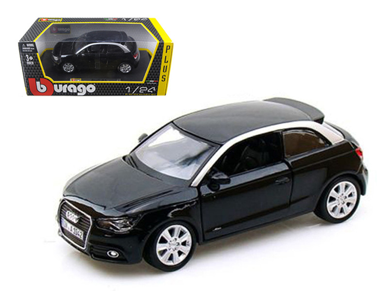 Audi A1 Black 1/24 Diecast Car Model Bburago 21058