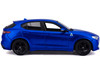 Alfa Romeo Stelvio Quadrifoglio Blue 1/24 Diecast Model Car Bburago 21086