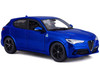 Alfa Romeo Stelvio Quadrifoglio Blue 1/24 Diecast Model Car Bburago 21086