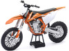 KTM 450 SX-F Dirt Bike Orange White Motorcycle Model 1/10 New Ray 57943