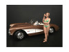 August Bikini Calendar Girl Figurine 1/18 Scale Models American Diorama 38172