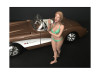 August Bikini Calendar Girl Figurine 1/24 Scale Models American Diorama 38272