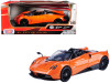 Pagani Huayra Roadster Orange 1/24 Diecast Model Car Motormax 79354