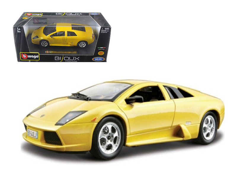 Lamborghini Murcielago Yellow 1 24 Diecast Model Car By Bburago