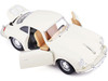 1961 Porsche 356 B Coupe Ivory White 1/24 Diecast Model Car Bburago 22079