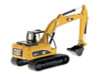 CAT Caterpillar 320D L Hydraulic Excavator Operator High Line Series 1/87 HO Scale Diecast Model Diecast Masters 85262