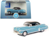 1950 Oldsmobile Rocket 88 Coupe Crest Blue Black Top 1/87 HO Scale Diecast Model Car Oxford Diecast 87OR50002