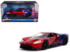 2017 Ford GT Spider-Man Theme Marvel Series 1/32 Diecast Model Car Jada 30291