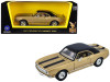 1967 Chevrolet Camaro Z-28 Gold Black Stripes Black Top 1/43 Diecast Model Car Road Signature 94216