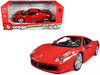 Ferrari 458 Italia Red 1/24 Diecast Model Car Bburago 26003