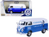 Volkswagen Type 2 T1 Delivery Van Autohaus Sudekum Kundendienst Candy Blue White 1/24 Diecast Model Car Motormax 79573