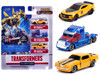 Transformers 3 piece Set Nano Hollywood Rides Series 1 Diecast Models Jada 31125