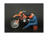 Mechanic Michael Figurine for 1/12 Scale Motorcycle Models American Diorama 38371