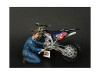 Mechanic Chole Figurine for 1/12 Scale Motorcycle Models American Diorama 38372