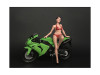 Hot Bike Model Elizabeth Figurine for 1/12 Scale Motorcycle Models American Diorama 38374