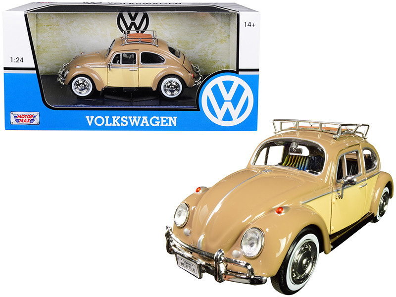 Diecast Toy Vehicles Motormax 1 24 W B 1966 Volkswagen Beetle With Luggage Rack Diecast Car Woodlandssuites Com