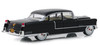 1955 Cadillac Fleetwood Series 60 Black The Godfather 1972 Movie 1/24 Diecast Model Car Greenlight 84091