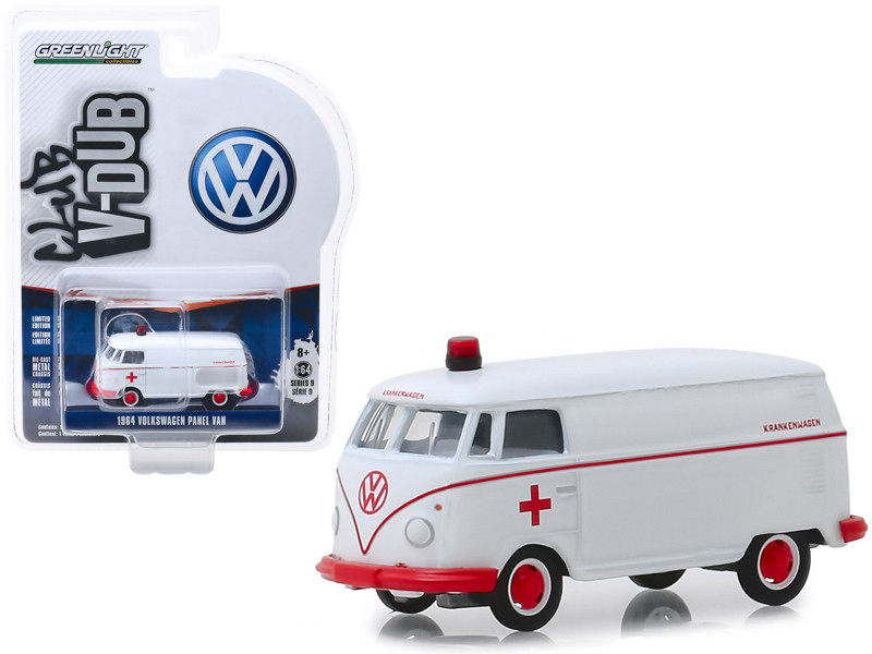 Greenlight 1//64 Club VDub 9 1964 Volkswagen Samba Bus w// Surfboards 29960B