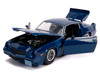 Billy's Chevrolet Camaro Z28 Dark Blue Collectible Coin Stranger Things 2016 TV Series 1/24 Diecast Model Car Jada 31110