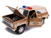 Hopper's Chevrolet Blazer Police Badge Hawkins Police Dept Stranger Things 2016 TV Series 1/24 Diecast Model Car Jada 31111