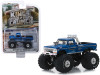 1974 Ford F-250 Monster Truck Bigfoot #1 66-Inch Tires Blue Clean Version Kings of Crunch Series 4 1/64 Diecast Model Car Greenlight 49040 A
