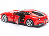 Ferrari 488 Pista Red White Blue Stripes 1/24 Diecast Model Car Bburago 26026
