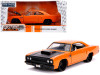 1970 Plymouth Road Runner Orange Black Hood Bigtime Muscle 1/24 Diecast Model Car Jada 31325