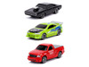 Fast & Furious 3 piece Set Nano Hollywood Rides Diecast Model Cars Jada 31123