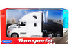 Freightliner Cascadia Truck White Transporter 1/32 Diecast Model Welly 32695