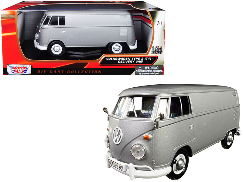 Diecast Model Cars Wholesale Toys Dropshipper Drop Shipping Volkswagen Type 2 T1 Delivery Van Metallic Gray 1 24 Motormax Drop Shipping Wholesale Drop Ship Drop Shipper Dropship Dropshipping Toys Dropshipper Diecast Drop Shipper Dropshippers