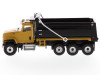 CAT Caterpillar CT681 Dump Truck Yellow Black High Line Series 1/87 HO Scale Diecast Model Diecast Masters 85514