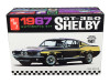 Skill 2 Model Kit 1967 Ford Mustang Shelby GT350 White 1/25 Scale Model AMT AMT800