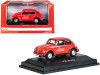 1966 Volkswagen Beetle Coca Cola Red 1/72 Diecast Model Car Motorcity Classics 472005