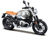 BMW R nineT Scrambler Meatllic Gray Plastic Display Stand 1/12 Diecast Motorcycle Model Maisto 18834-32701