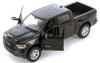 2019 Ram 1500 Crew Cab Laramie Pickup Truck Black 1/24 Diecast Model Car Motormax 79357
