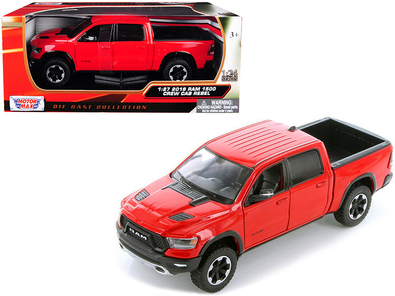 モーターmax 79357 2019 RAM 1500 ララミー クルーキャブ ピックアップトラック ブラック 1/24 ダイカスト モデ | Motormax All Star Toys 2019 Dodge RAM 1500 Laramie Crew