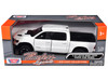 2019 Ram 1500 Crew Cab Rebel Pickup Truck White 1/24 Diecast Model Car Motormax 79358