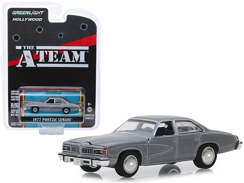 1977 Pontiac LeMans Gray The A-Team 1983 1987 TV Series Hollywood Series Release 25 1/64 Diecast Model Car Greenlight 44850 C