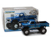 1974 Ford F-250 Bigfoot #1 The Original Monster Truck Blue 48-Inch Tires Kings of Crunch 1/18 Diecast Model Car Greenlight 13537