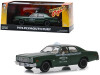 1976 Plymouth Fury Taxi Checker Cab Metallic Green Beverly Hills Cop 1984 Movie 1/43 Diecast Model Car Greenlight 86566