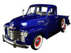 1953 Chevrolet 3100 Pickup Truck Blue 1/24 1/27 Diecast Model Car Welly 22087