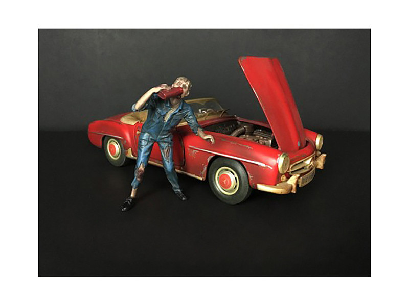 Zombie Mechanic Figurine III for 1/18 Scale Models by American Diorama