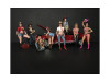 The Western Style 8 piece Figurine Set for 1/18 Scale Models American Diorama 38201 38202 38203 38204 38205 38206 38207 38208