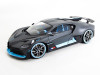 Bugatti Divo Matt Gray Blue Accents 1/18 Diecast Model Car Bburago 11045